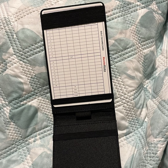 🌞HandyPicks Golf Log/Scorecard Keeper NEW (Dark Blue) - Picture 2 of 2
